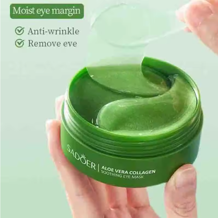 Aloe Vera & Kollagen Øjenmasker